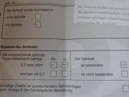 Sehtest Fuhrerschein Muss Ich Eine Brille Tragen