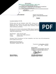 Maka, tentu bekerja menjadi hal yang wajib bagi anda. Contoh Surat Audiensi Hmi
