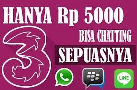 Salah satu pilihannya adalah paket chatting 3 tri sebulan 5000 unlimited yang akan dibahas di bawah ini. Paket Chatting 3 Tri Unlimited Sebulan Cuma 5rb Perak