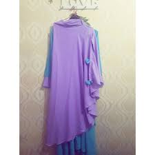 Warna biru dan warna merah tidak lebih dominan daripada warna putih dan hitam, dan hijau dan kuning. Preloved Gamis Syari Paduan Warna Ungu Dan Biru Muda Shopee Indonesia