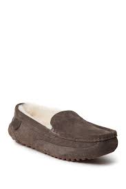 dearfoams fireside melbourne genuine shearling lined moccasin slipper nordstrom rack