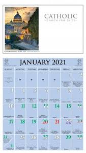 Sola liturgical calendar (lectionary year b: 2021 Catholic Calendar Ashby Publishing