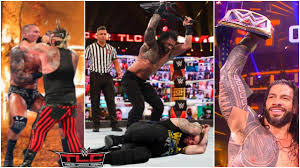Daniel bryan — #1 contender elimination chamber match • roman reigns (c) vs. Wwe Tlc 2020 Results Wwe Tlc 2020 Roman Reigns Kevin Owens The Fiend Orton Inferno Match Youtube