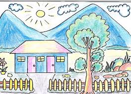 Semua gambar hitam putih tersedia gratis atau free untuk. Gambar Rumah Untuk Anak Sd Kelas 1 Rifanfajrin Com