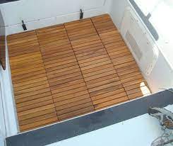 Cockpit Floor With Square Tiles From Ikea Yacht Boat Interior Practical Sailor