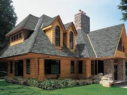 Bristol Gray Gaf Designer Roof Shingles Home House In The Woods House Exterior Cedar Shingle Siding