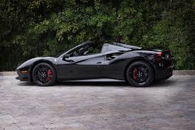 The first batch of cars was sold seating and interior space. 2019 Ferrari 488 Spider