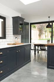 Kitchen Floor Black Polished Concrete 43 Super Ideas Black Concrete Floor Ideas Kitchen Poli In 2020 Concrete Kitchen Floor Grey Kitchen Cabinets Kitchen Remodel