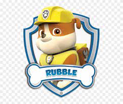 Rubble Paw Patrol Logo 5 By Carolyn Paw Patrol Rubble Vector Hd Png Download 688x768 2666760 Pngfind
