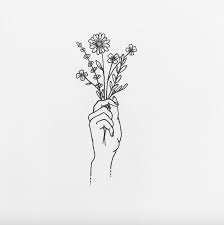Maybe you would like to learn more about one of these? I Made This Hand Myself And Will Soon Be Available On My Youtube Channel Uncategorized Flower Sketches Flower Drawing Hands Holding Flowers