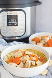 It's made in the pressure cooker which means big flavour and quick cooking. The Best Instant Pot Pressure Cooker Chicken Noodle Soup