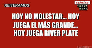 El dt intentará repetir la fórmula que aplicó con river uruguayo para eliminar a santos en la sudamericana 2019. Hoy No Molestar Hoy Juega El Mas Grande Hoy Juega River Plate Placas Rojas Tv