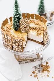 Blogging Under The Mistletoe Spekulatius Bratapfel Cheesecake Werbung Kuchendeern Weihnachtskuchen Gebratene Apfel Kuchen Und Torten