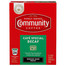 It has almost the same robust flavors like that of the one with caffeine. Cafe Special Decaf Coffee Pods 24 Count Community Coffee