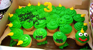 Birthday Cupcake Cake Ideas For Boys Pin By Melanie Kidd On Dinosaur Party Dinosaur Cupcake Cake Boy Birthday Cake Dinosaur Cupcakes