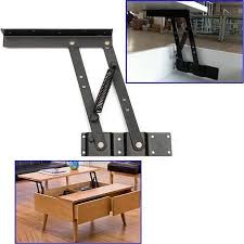 2pcs Premium Levage Cafe Table Basse Charniere Caspian Leve Mecanisme A Ressort Bricolage Table Bricolage Table Basse Mobilier De Salon
