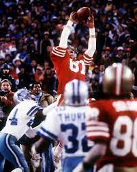1981 The Catch Nfc Championship Game The Cowboys Had A 27 21 Lead Late In The 4th Quarter But Montana S 6 Yd Pass T Nfl 49ers Nfl Fans San Francisco 49ers
