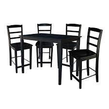 We did not find results for: International Concepts 5 Piece Gathering Height Dining Set In Black K46 3048 S402 4