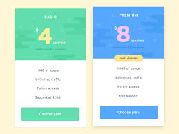Pricing Plans How To Plan Android Design Web Design