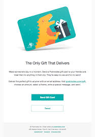 Postmates Sent This Email With The Subject Line The Only Gift That Delivers Read About This Email And Find More Soc Digital Gift Card Email Gift Cards Gifts