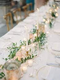 20 Trendy Blush Greenery Wedding Color Ideas For Summer Elegantweddinginvites Com Blog Greenery Wedding Centerpieces Wedding Table Designs Wedding Candles Table
