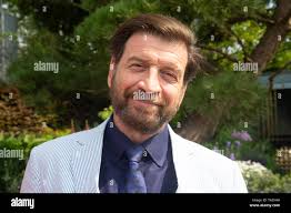 Television presenter, Nick Knowles at the RHS Chelsea Flower Show. He is  best known for the BBC show DIY SOS Stock Photo