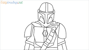 Check out this fantastic collection of the mandalorian wallpapers, with 52 the mandalorian background images for your desktop, phone or tablet. How To Draw Mandalorian Step By Step 17 Easy Phase Video