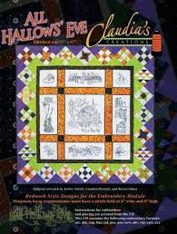 Maybe you would like to learn more about one of these? All Hallows Eve Machine Embroidery Quilting Books Patterns And Notions