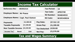 How income taxes are calculated. How To Calculate Income Tax And Wages In Excel Vba Using Userform Youtube