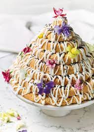 Nadiya Hussain Kransekake Biscuit Tower Recipe Bbc2 Nadiya Bakes Recipe Baking Nadiya Hussain Biscuits