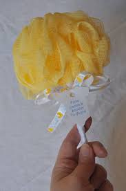 Yellow Baby Rattle Bath Puff Baby Shower Favor By Kristinswhimsy Recuerdos Para Fiestas Manualidades Para Fiestas Fiesta Del Bebe