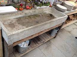 Sink molds can be used to form sinks that blend beautifully with any countertop. Concrete Sink Outdoorkitchenappliancestinyhouse Outdoor Kitchen Appliances Concrete Sink Outdoor Kitchen