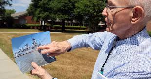 Ed Spivey one of the first crewmen to board the USS New Jersey