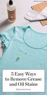 Check spelling or type a new query. How To Get Oil Stains Out Of Clothes Step By Step With Pictures Apartment Therapy