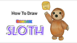 How To Draw A Sloth Roblox Adopt Me Pet Cute Drawings In 2021 Pets Drawing Cute Easy Drawings Cute Drawings