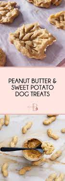Healthy Homemade Dog Treats Made With Peanut Butter Sweet Potato Apples Oatmeal And Fl In 2021 Sweet Potato Dog Treats Dog Biscuit Recipes Sweet Potatoes For Dogs