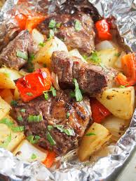 Brush the tenderloin with the glaze and bake an additional ten minutes. Steak Foil Packets Caroline S Cooking
