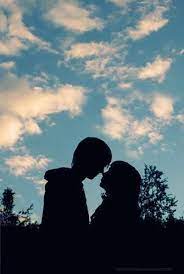 Casal Love Cartoon Couple Couples Shadow Photography Background Pictures