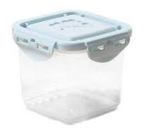 Blaxill Plastic Food Storage Jar 650ml | Wide Mouth Freezer Container |  Reusable Leak-Proof PET Organizer | Stacking Meal Prep Box |  Blue/Pink/Green | ...