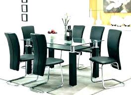 Glass Dining Table Set 8 Seater Round Near Me With Bench Modern Natural Wood Veneer Room Kitchen Surprising Global Furniture Teamworx