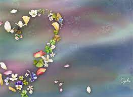 Flower Petals Ojolie Ecard Summer Cards Summer Painting Flower Petals