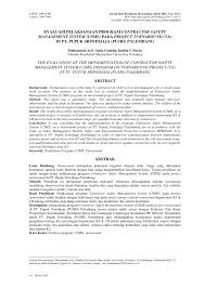 Maybe you would like to learn more about one of these? Pdf The Evaluation Of The Implementation Of Contractor Safety Management System Csms Program On Turnaround Project Ta At Pt Pupuk Sriwidjaja Pusri Palembang 2015