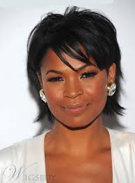 Nia long hairstyles will be good one in making the performance look perfect. Nia Long Layered Short Straight Capless Human Hair Wigs 10 Inches Nia Long Short Hair Hair Styles Short Hair Styles