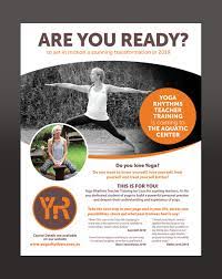 Alex was very good at explaining complex ne. Elegant Playful Flyer Design For Yoga Rhythms By Rkailas Design 21370463