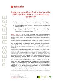 (nyse:jpm) has come under scrutiny — even if chase has about $1. Santander Named Best Bank In The World For Smes And Best Bank In Lati