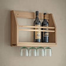 wijnglazen rek muur hambledon houten wijnrek muur glass shelves wine glass shelf wine glass