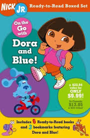 On the Go with Dora and Blue! (Nick Jr. Ready-to-read Boxed Sets)