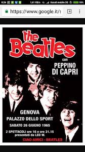 Peppino di capri was born on july 27, 1939 in capri, campania, italy as giuseppe faiella. Pin By Chiara Braia On Locandine Di Concerti Beatles Poster Concert Posters Music Poster