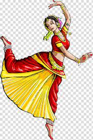 Woman Dancing Illustration Dance In India Indian Classical Dance Paintings Dancing Drawings Dance Art