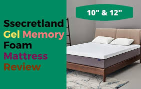 Ssecretland Gel Memory Foam Mattress Review 10 12 Inch